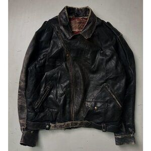 Vintage 1970s STAGG Biker Motorcycle Jacket